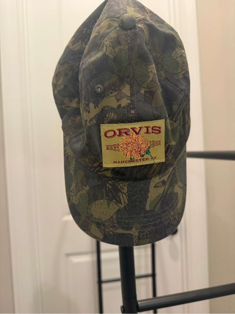 Orvis Green Women’s Camo Baseball Hat with Patch